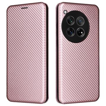OnePlus 12 Flip Hoesje - Koolstofvezel