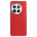 OnePlus 12 Geruberiseerd Kunststof Hoesje - Rood