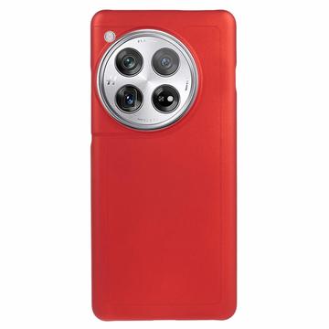OnePlus 12 Geruberiseerd Kunststof Hoesje - Rood