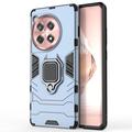 OnePlus 12R/Ace 3 Hybride Hoesje met Ring Houder - Blauw