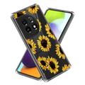 OnePlus 12R/Ace 3 Stijlvolle Ultradunne TPU Hoesje - Zonnebloemen