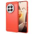 OnePlus 13 Geborsteld TPU Hoesje - Koolstofvezel