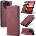OnePlus 13 Caseme 013 Series Portemonnee Hoesje - Wijnrood
