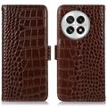 OnePlus 13 Crocodile Series Wallet Leren Hoesje met RFID