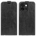 OnePlus 13T Verticale Flip Hoesje met Kaartsleuf - Zwart
