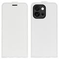 OnePlus 13T Verticale Flip Hoesje met Kaartsleuf - Wit