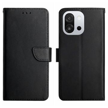 OnePlus 13T Leren Wallet Hoesje met Statief - Zwart
