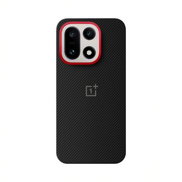 OnePlus 15 Aramid Fiber magnetische hoesje - Zwart