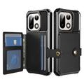 OnePlus 15 TPU Hoesje met Kaarthouder - Zwart