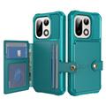 OnePlus 15 TPU Hoesje met Kaarthouder - Turkoois