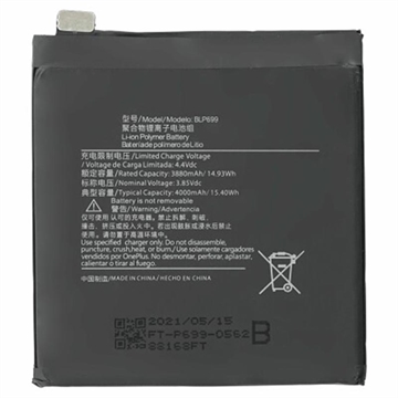 OnePlus 7 Pro Batterij BLP699 - 4000mAh