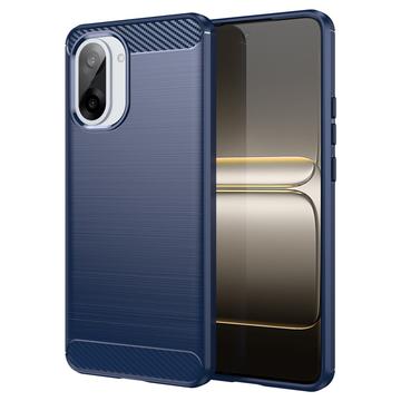 OnePlus Ace 5 Racing/Nord CE5 Geborsteld TPU Hoesje - Koolstofvezel