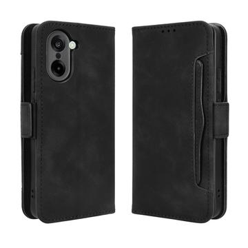 OnePlus Ace 5 Racing/Nord CE5 Kaarthouder Portemonnee Hoesje - Zwart