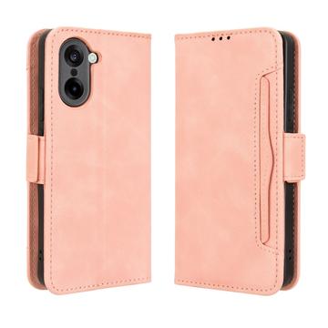 OnePlus Ace 5 Racing/Nord CE5 kaarthouder portemonnee hoesje - Roze