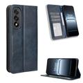 OnePlus Ace 5 Ultra/Nord 5 Retro Portemonnee Hoesje met Magneetsluiting - Blauw
