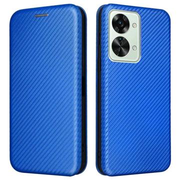 OnePlus Nord 2T Flip Cover - Koolstofvezel