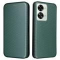 OnePlus Nord 2T Flip Cover - Koolstofvezel