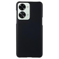 OnePlus Nord 2T Rubberen Plastic Hoesje - Zwart