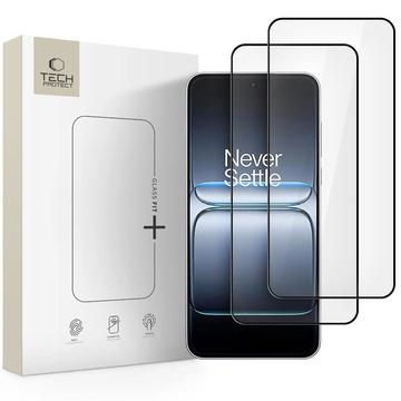 OnePlus Nord 5 Tech-Protect Glass Fit+ Glazen Screenprotector - 2 st. - Zwart