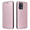 OnePlus Nord CE 2 Lite 5G Flip Hoesje - Koolstofvezel - Rosé goud