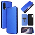 OnePlus Nord CE 5G Flip Cover - Koolstofvezel