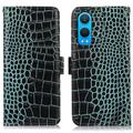 OnePlus Nord CE4 Lite/Oppo K12x Crocodile Series Wallet Leren Hoesje met RFID