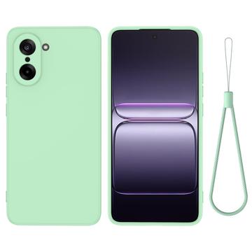 OnePlus Nord CE5 Vloeibare siliconen hoesje met polsbandje