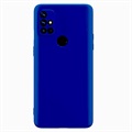 OnePlus Nord N10 5G Geruberiseerd Kunststof Hoesje - Blauw