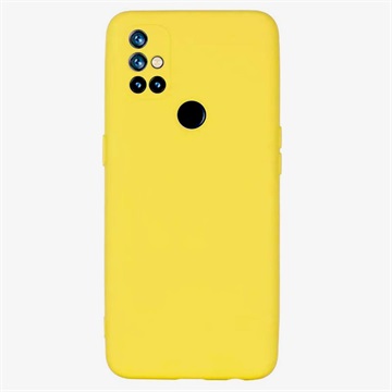 OnePlus Nord N10 5G Geruberiseerd Kunststof Hoesje - Blauw