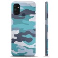 OnePlus Nord N100 TPU Hoesje - Blauw Camouflage