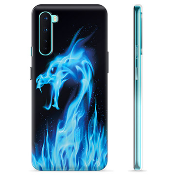 OnePlus Nord TPU-hoesje - Blue Fire Dragon