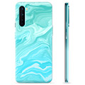 OnePlus Nord TPU Hoesje - Blauw Marmer