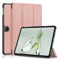 OnePlus Pad Go/Oppo Pad Air2 Tri-Fold Series Smart Folio Case - Rose Gold