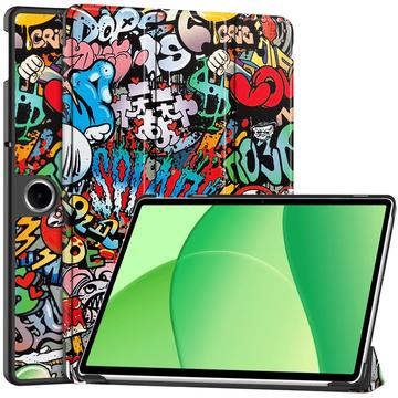 OnePlus Pad Lite Tri-Fold Series Slimme Folio-hoes - Graffiti