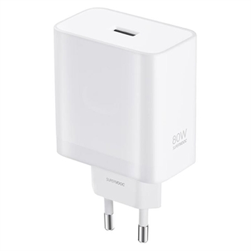 OnePlus SuperVOOC 80W USB-A Reislader - Wit
