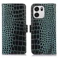 OnePlus Turbo 6/6V Crocodile Series Wallet Leren Hoesje met RFID - Groen
