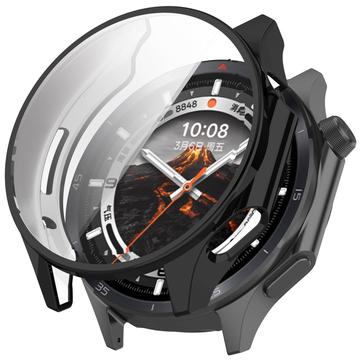 OnePlus Watch 3/Oppo Watch X2 Gegalvaniseerd TPU Hoesje - Zwart