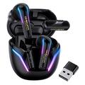 Onikuma T27 draadloze gaming-oortelefoon met lage latentie - zwart