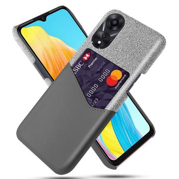 Oppo A18/A38 KSQ Hoesje met Kaartenzak - Grijs