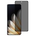 Oppo Find N5 Privacy Full Cover Glazen Screenprotector - Zwarte Rand