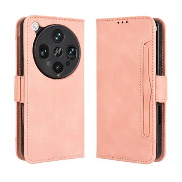 Oppo Find X8 Ultra kaarthouder portemonnee hoesje - Roze