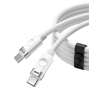 Orico CDX USB-C-naar-USB-C-kabel - 60W, 3A, 1m - wit
