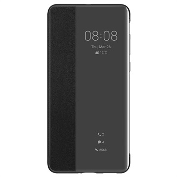 Huawei P40 Smart View Flip Cover 51993703 - Zwart