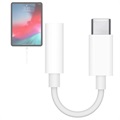 Apple USB-C/3.5mm Mini-Jack Adapter MU7E2ZM/A - Wit