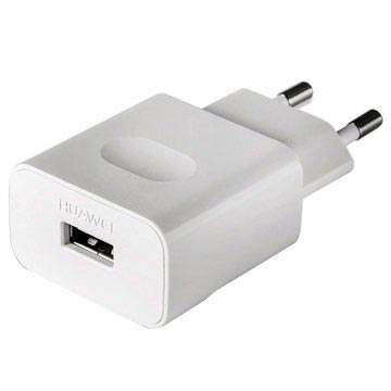 Huawei HW-059200EHQ USB lader met eurostekker - origineel, zonder kabel - 9 V/2 A of 5 V/2 A uitgangsvermogen - witte kleur