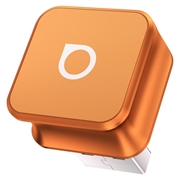 Ottocast CP88-T Mini Cube draadloze CarPlay- en Android Auto-adapter - Oranje