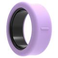 Oura Ring 5, Samsung Galaxy Ring Antikras Siliconen hoesje - Maat: 12/13 - Paars