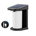 LED-buitenlamp op zonne-energie/muurlamp met PIR bewegingsmelder YH0619-PIR - Koel Wit