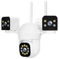 PC288-B3Y10-2MP WiFi-bewakingscamera PTZ met drie lenzen en 64GB geheugenkaart
