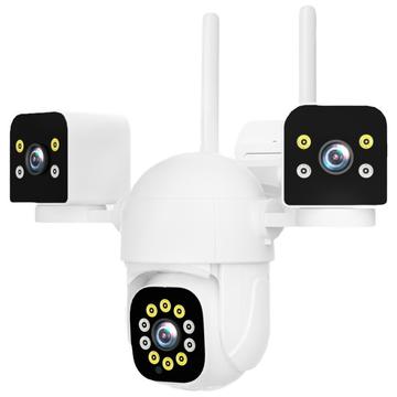 PC288-B3Y10-2MP WiFi-bewakingscamera PTZ met drie lenzen en 64GB geheugenkaart
